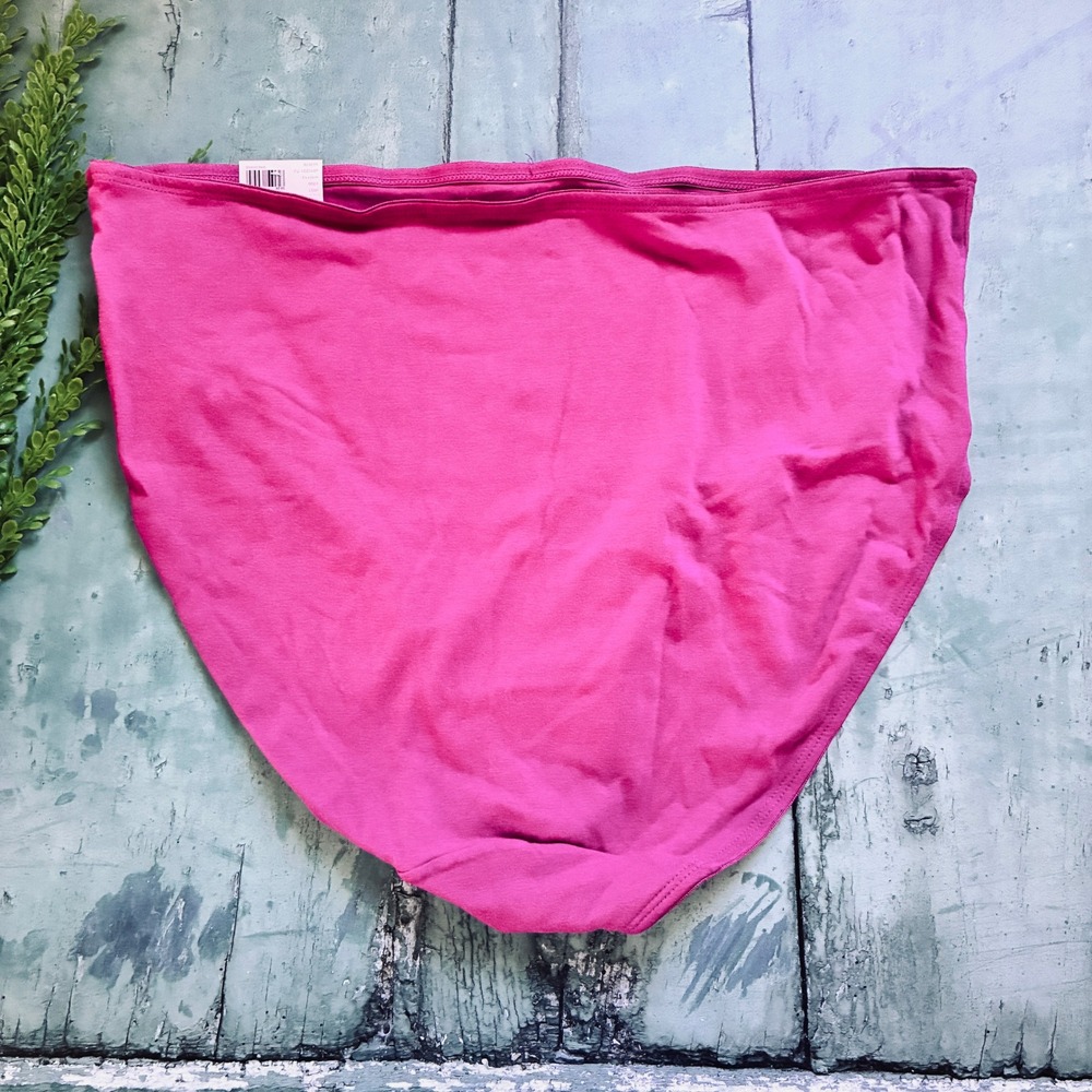 NWT Cacique Cotton Lace Trim Panty Bundle Blue Pink 2 Pack Size 18/20 - Picture 4 of 10